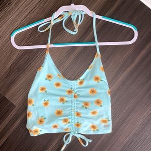 Hollister Sunflower tank top